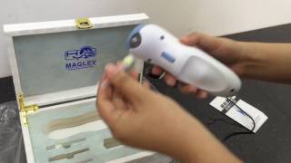 German maglev dot mole spot removal pen treatment video [upl. by Jezabelle]