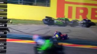 Kenan sofuoglu highside 2017 world supersport [upl. by Radie]