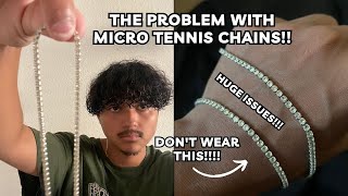 THE PROBLEM WITH THESE TENNIS CHAINS [upl. by Nohsid]