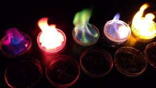 Flame Tests Demonstration [upl. by Muhan744]