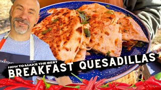 The Best Breakfast Quesadillas On The Blackstone Griddle [upl. by Negem]