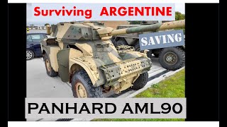 Argentinian Panhard Falklands war restoration [upl. by Girardo]