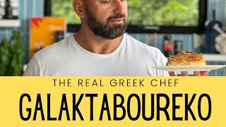 GALAKTOBOUREKO  therealgreekchef [upl. by Nieberg]