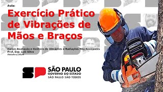 Exercício Prático de Vibrações de Mãos e Braços  conforme NHO 10 [upl. by Masera]