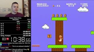 190917 Super Mario Bros Warpless speedrun [upl. by Kaleb]