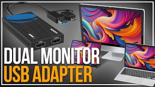 USB to Dual Monitor Adapter  OREI SPLITEXTEND Review [upl. by Dottie]