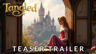 TANGLED Live Action Movie  Teaser Trailer  Disney Studios 2025 [upl. by Atinus]