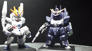 Gundam Narrative BPacks 200 Silver Bullet Suppressor 219 by Bandai Converge Shokugan robot figure [upl. by Id133]