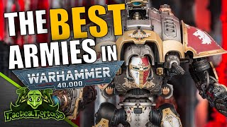 Imperial Knights STOMP a GT and other cool lists  Best Armies in Warhammer 40k 41424 Edition [upl. by Dyal]