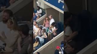 Taylor Swift to Travis Kelce I wanna kiss you every minute US Open taylorswift traviskelce [upl. by Muirhead]