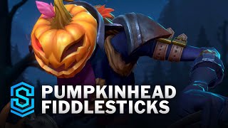 Pumpkinhead Fiddlesticks Wild Rift Skin Spotlight [upl. by Antin]