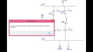 How to solve LOAD FLOW did not CONVERGEDIVERGE problem on ETAP EXPLAINED [upl. by Gilba]