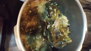 Mangalore style basale soppu curry recipe cook with NeeluMustaq [upl. by Asirrom]