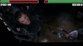 SpiderMan vs New Goblin WITH HEALTHBARS  HD  SpiderMan 3 [upl. by Luz483]