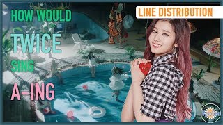 HOW WOULD TWICE SING quotAINGquot 내얘길들어봐 Line Distribution [upl. by Atiner]