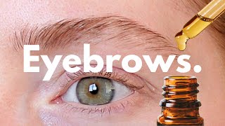 I tried CASTOR OIL on just 1 eyebrow for 60 days My growth results [upl. by Carleen595]