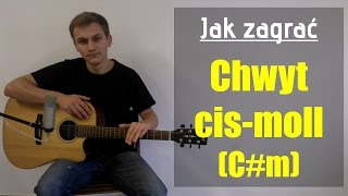 Jak zagrać Chwyt Gitarowy cismoll Akord Cm na gitarze  JakZagracpl [upl. by Attah]