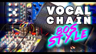 How to set up a vocal chain  80s style  Software and hardware tutorialworkflow [upl. by Htebazile]