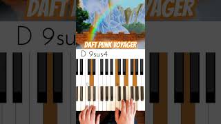 Daft Punk Voyager Chords Tutorial 🎹👌 VoyagerChords DaftPunk Voyager musicianparadise [upl. by Jacobs]