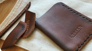 Cutting Apart a Handmade Leather iPhone Case [upl. by Arocat]