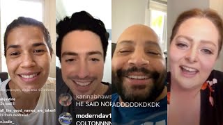 Superstore Finale IG Live with America Ferrera Ben Feldman Colton Dunn amp Lauren Ash [upl. by Siradal]