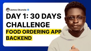 Day1 30 Days Challenge Building Different Applications Food Ordering Backend Postgres Express [upl. by Kcaz]