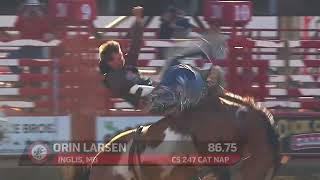 Enjoy the highlights from performance 1 of Pro Rodeo action at the 88th Ponoka Stampede [upl. by Adym]