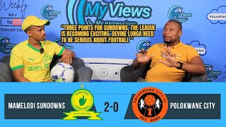 Mamelodi Sundowns 20 Polokwane City  Lunga must be serious about football  Williams is key [upl. by Artinek]