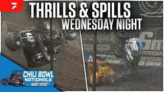 Wednesday Thrills amp Spills  2024 Chili Bowl Nationals [upl. by Annair]