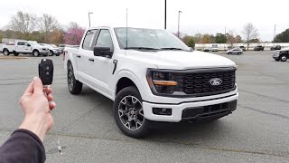 2024 Ford F150 STX 4X4 Start Up Walkaround Test Drive and Review [upl. by Queston]