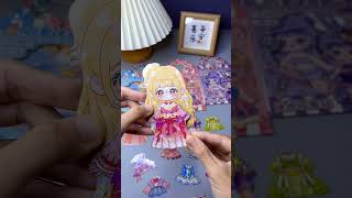 My daughters dream princess dressup refrigerator magnet can be freely matched with clothes and [upl. by Link]