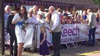 The Duke And Duchess Of Cambridge William and Kate Visit Keech Hospice Care In Luton [upl. by Davena]