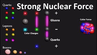 What causes the strong nuclear force  What is Color Force  Strong Force  Gluons  Color charge [upl. by Alexandre]