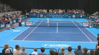 John McEnroe Vs Pete Sampras  Tennis [upl. by Aihsekal]