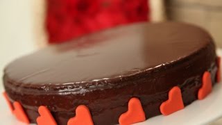 Sacher torta za Valentinovo  Fini Recepti by Crochef [upl. by Attirehs108]