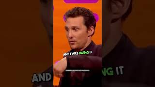 Matthew McConaughey Funny Wolf of Wall Street Story shorts OfficialGrahamNorton [upl. by Klump]