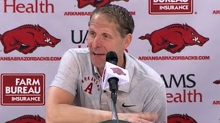 Eric Musselman postgame  Arkansas 88 Missouri 73 [upl. by Currey146]