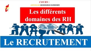 TOPETUDES  GESTION DES RESSOURCES HUMAINES V2  Le Rrecrutement [upl. by Aridan989]