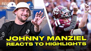 Johnny Manziel Reacts To Johnny Manziel Highlights [upl. by Vasiliki635]