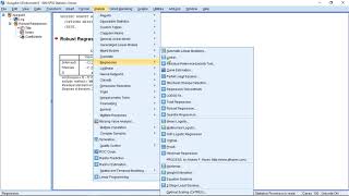 SPSS R Essentials  Robust Regression [upl. by Aivital927]