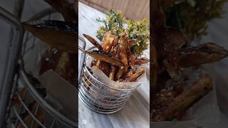 Crazy Brinjal Fries recipe by cooking confession shortsviral foryou recipe [upl. by Adnaluoy]