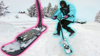 TESTING SNOW SCOOTER FOR FIRST TIME [upl. by Kinata349]