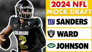 2025 NFL Mock Draft  Giants Draft a QB [upl. by Annawit]