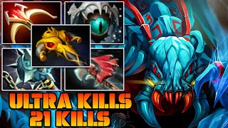 Weaver Dota 2 Build Carry Gameplay Guide Safelane 2023 Mix Set Patch  733 [upl. by Leiuqese]