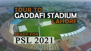 Gaddafi Stadium Lahore  HD Drone View  Ready For PSL6 2021  Explore Pakistan [upl. by Folger]