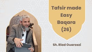 Tafsir made easy Baqara 26Sh Riad Ouarzazi Tafsir Tafseer Quran riad ouarzazi tafseerquran [upl. by Desdee723]