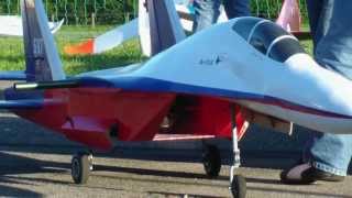 Turbine RC Jet Su27 LG Synchronous flight ✈ [upl. by Olympia765]