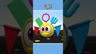 Squishy Colorful Balls Dancing and Drawing shorts cartoon kidsvideo [upl. by Ianahs]