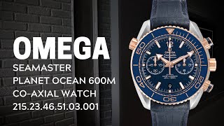 Omega Seamaster Planet Ocean 600m CoAxial Watch 21523465103001 Review  SwissWatchExpo [upl. by Oiragelo]