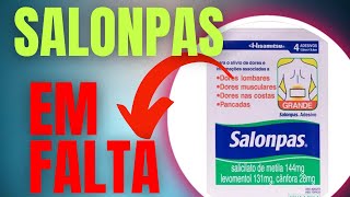 SALONPAS EM FALTA NO MERCADO [upl. by Kitrak]